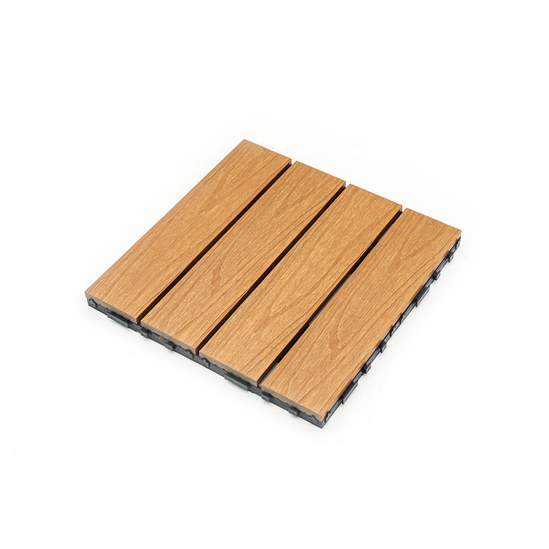 Factory Wholesale OEM ODM High Strength & Low Expansion WPC Tiles Interlocking Outdoor Decking Tiles Interlocking Tiles for Garden Balcony