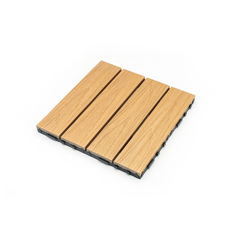 Factory Wholesale OEM ODM High Strength & Low Expansion WPC Tiles Interlocking Outdoor Decking Tiles Interlocking Tiles for Garden Balcony