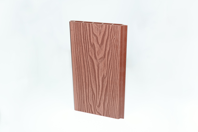 WPC Capped Co-Extrusion Fluted Castellated Composite Hollow Fence Board Outdoors for Pool Garden Park