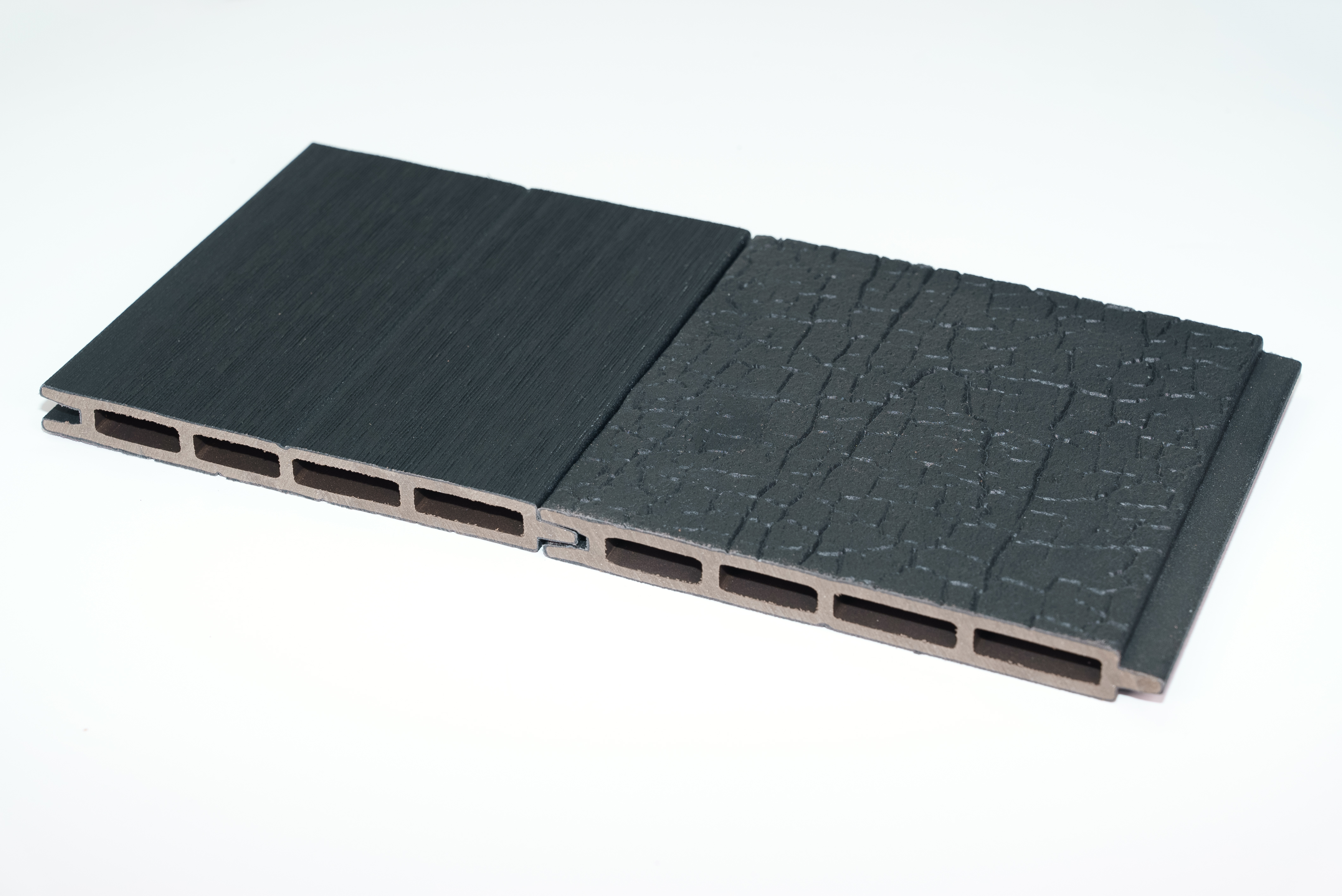 WPC Stone Pattern Co-extrusion Fence Board for Garden Villa
