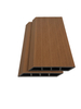 Co-extruded WPC Decking, Waterproof Fire-retardant Anti-slip Anti-fade Wood Plastic Composite Outdoor Deck Board for Villa, Resort, Garden, Patio, Balcony & Pool Surround Exterior Decoration